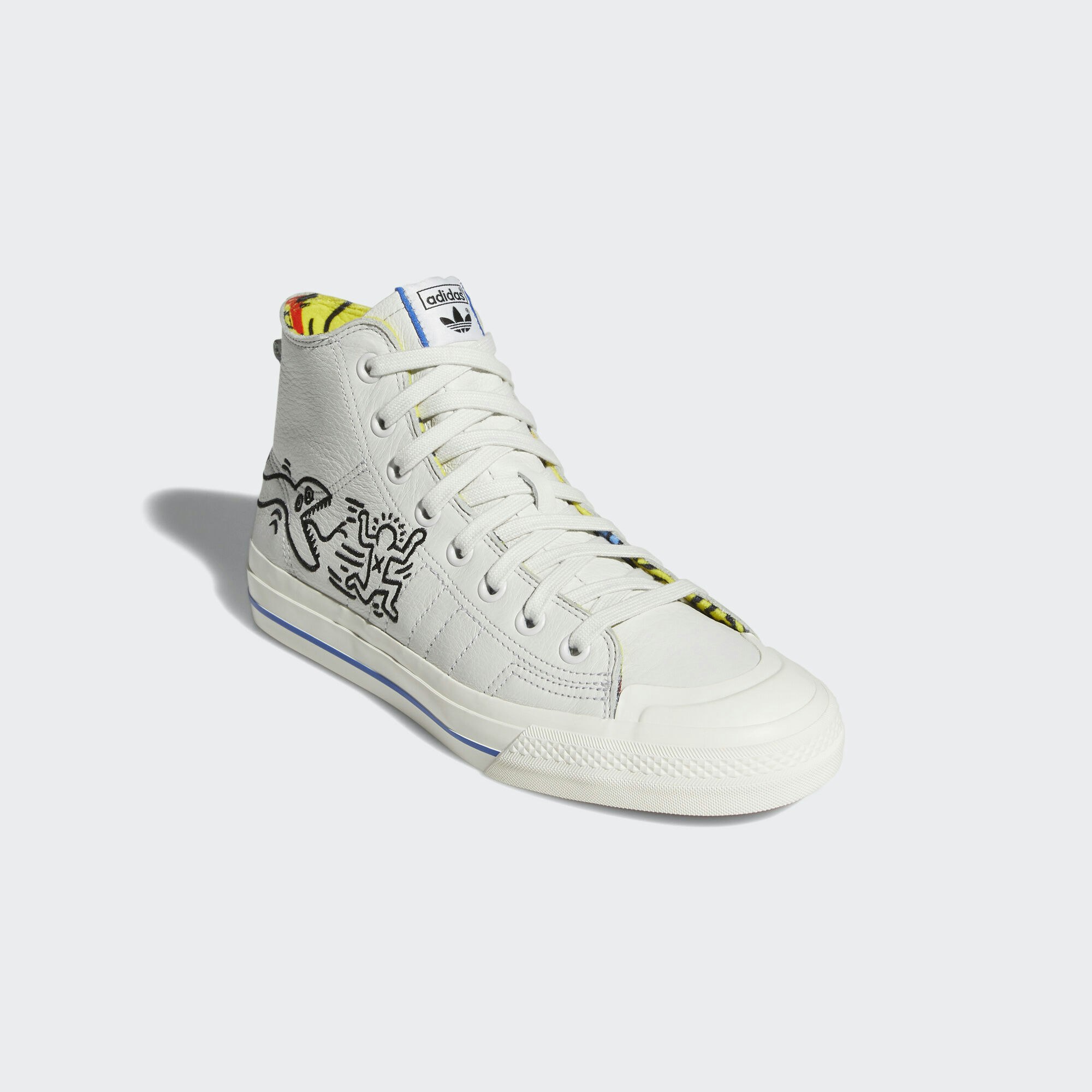 Keith Haring x adidas Nizza High "Blue White"