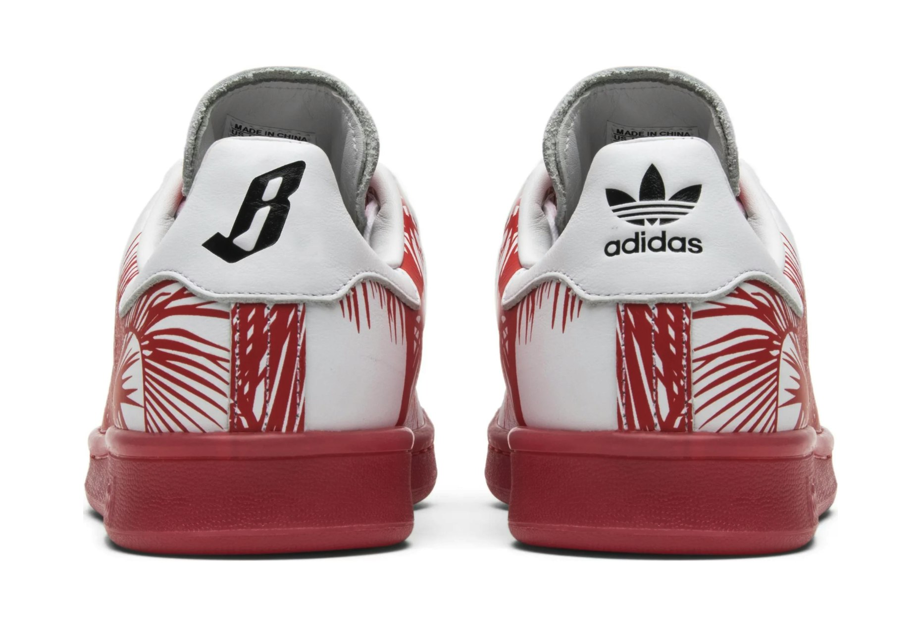 BBC x Pharrell Williams x adidas Stan Smith "Palm Tree" (Red)