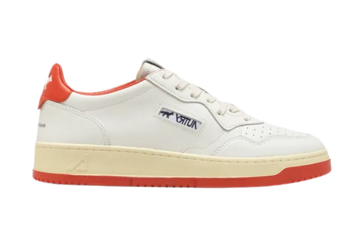 Maison Kitsuné x Autry Medalist Low White Red