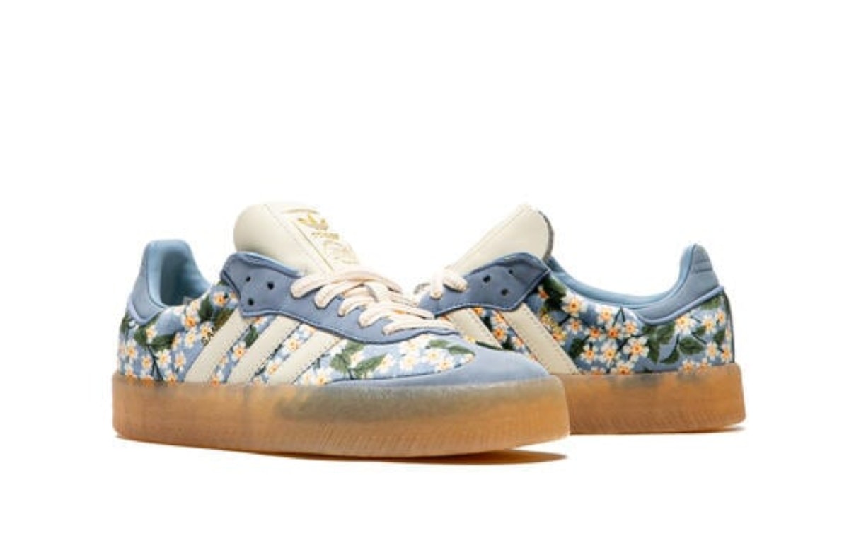 Liberty London x adidas Sambae Floral Embroidery Blue Liberty London x adidas Sambae Floral Embroidery Blue