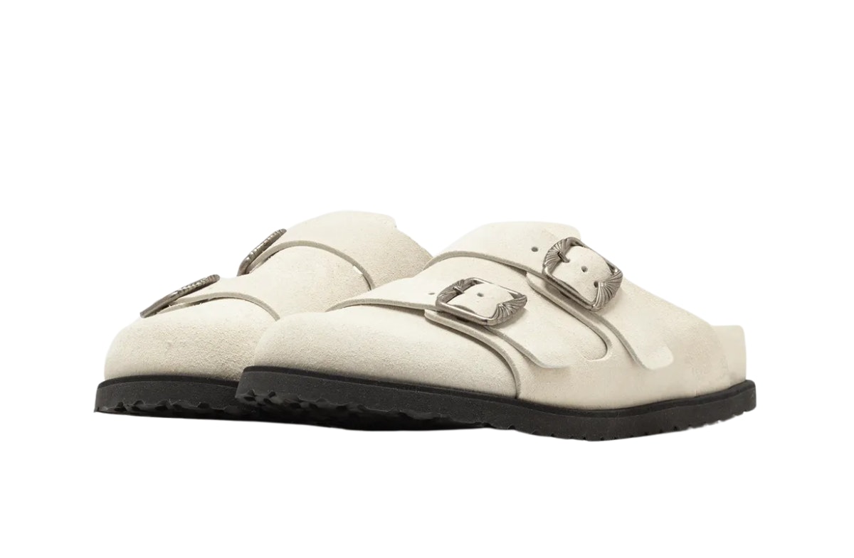 Become Berlin x Birkenstock 1774 222 West Suede Cream