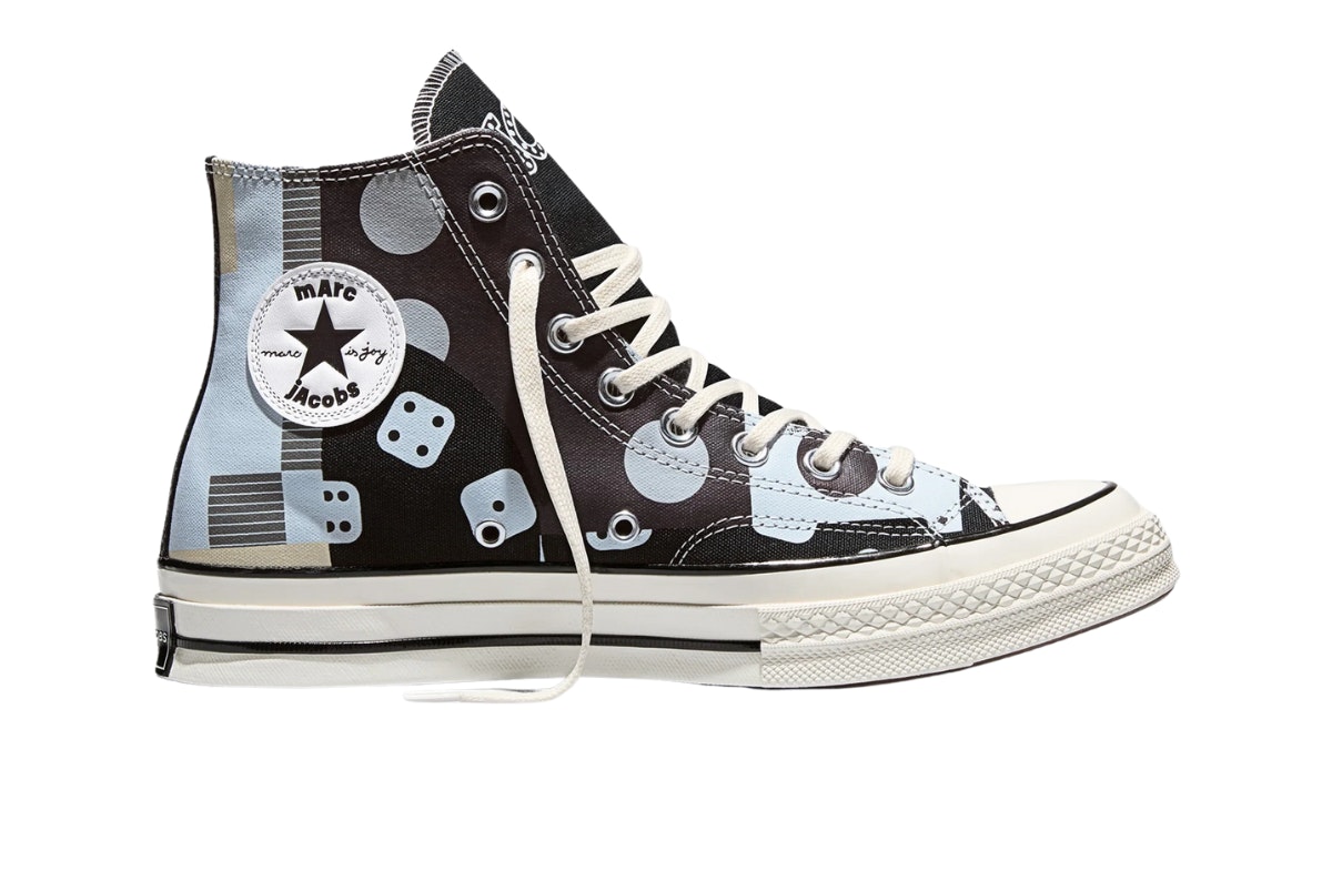Marc Jacobs x Converse Chuck 70 Hi Black White