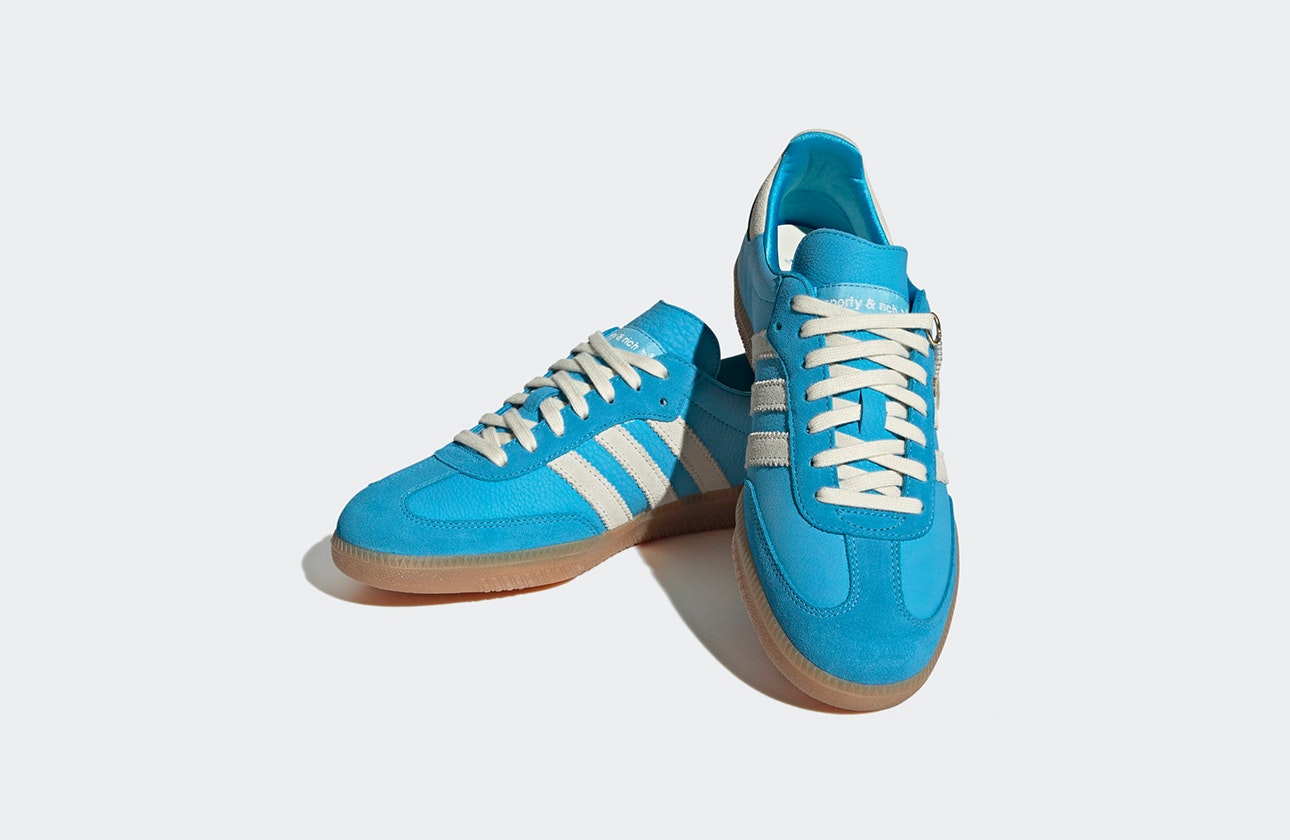 Sporty & Rich x adidas Samba "Light Blue"
