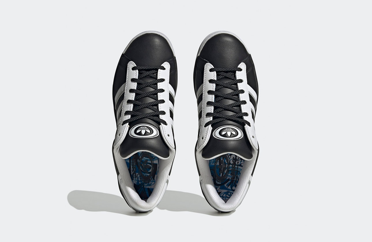 No Sleep Rave Club x adidas Campus "Core Black"