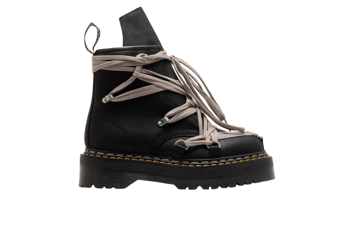 Rick Owens x Dr. Martens 1460 Quad Sole Megalace Boot