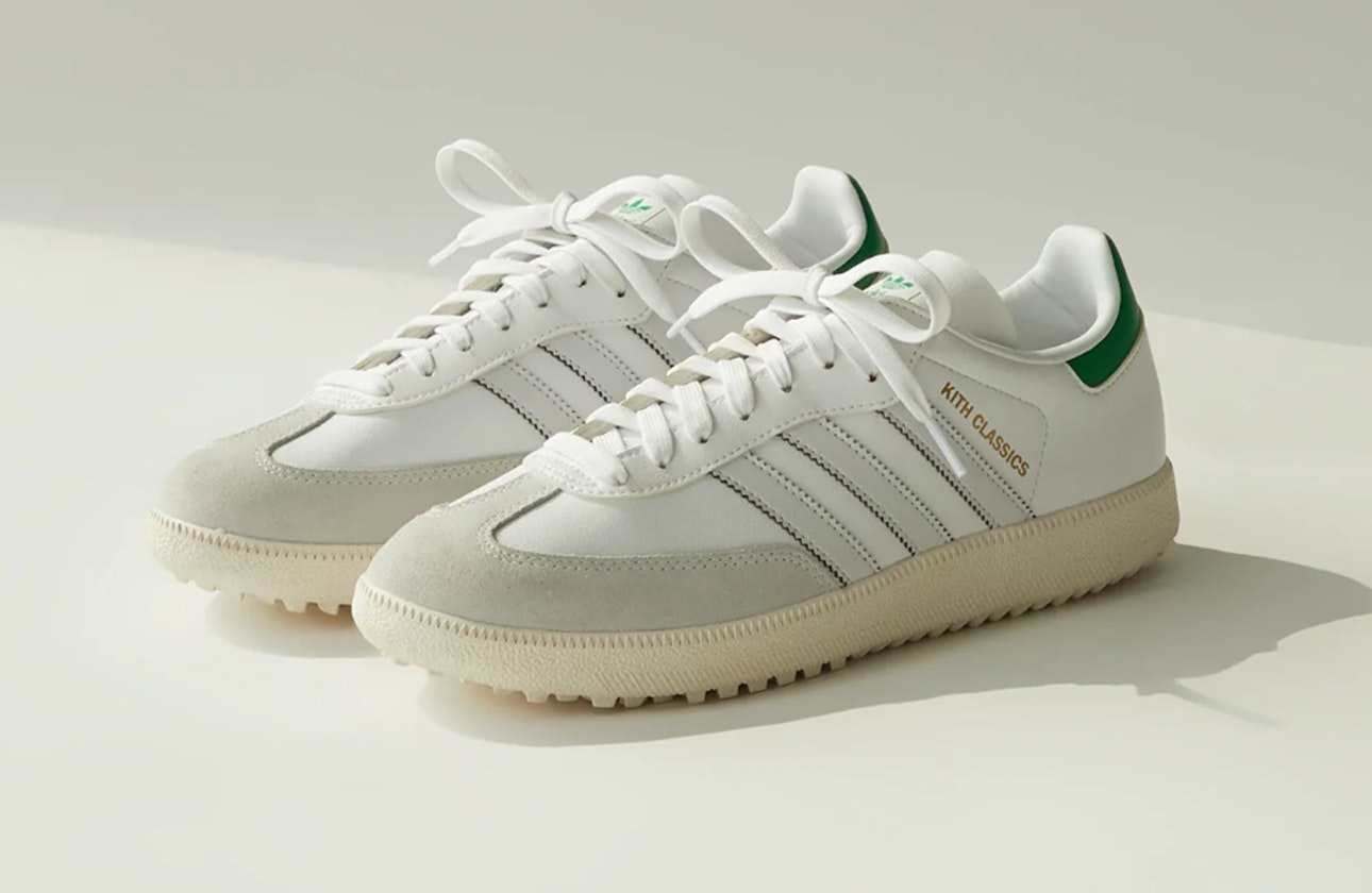 Kith x adidas Samba Golf "White/Green" Kith x adidas Samba Golf "White/Green"