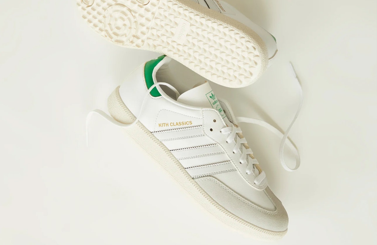 Kith x adidas Samba Golf "White/Green" Kith x adidas Samba Golf "White/Green"