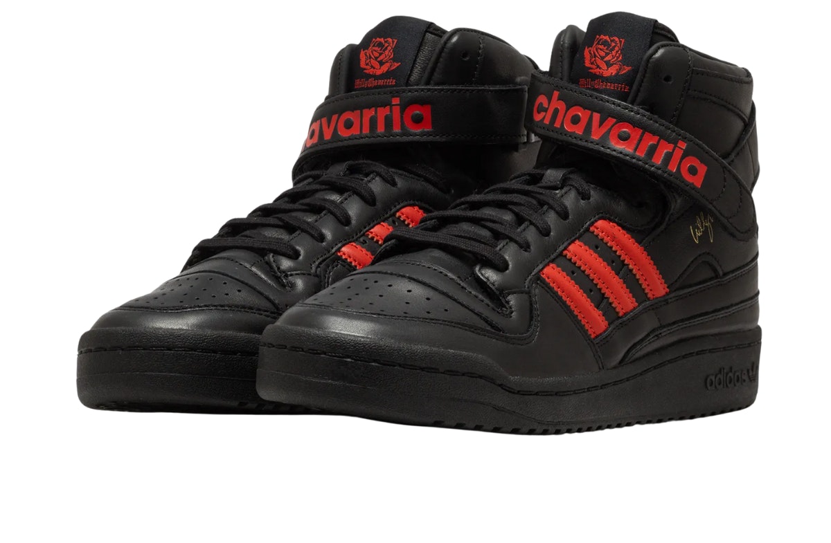 Willy Chavarria x adidas Forum Hi Black Red Willy Chavarria x adidas Forum Hi Black Red