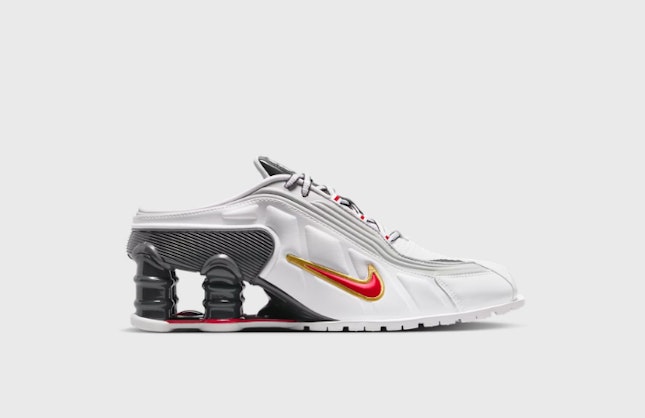 Martine Rose x Nike Shox MR4 Metallic Platinum