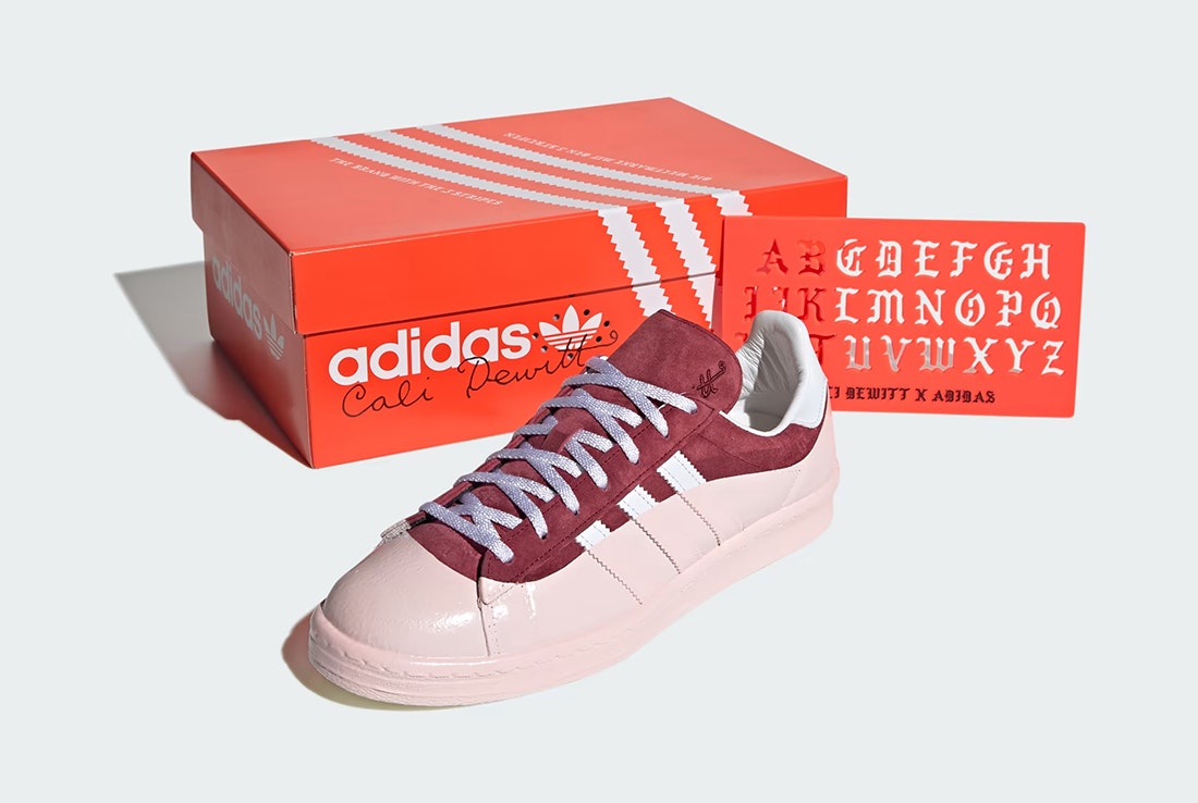 Cali DeWitt x adidas Campus 80 "Collegiate Burgundy"