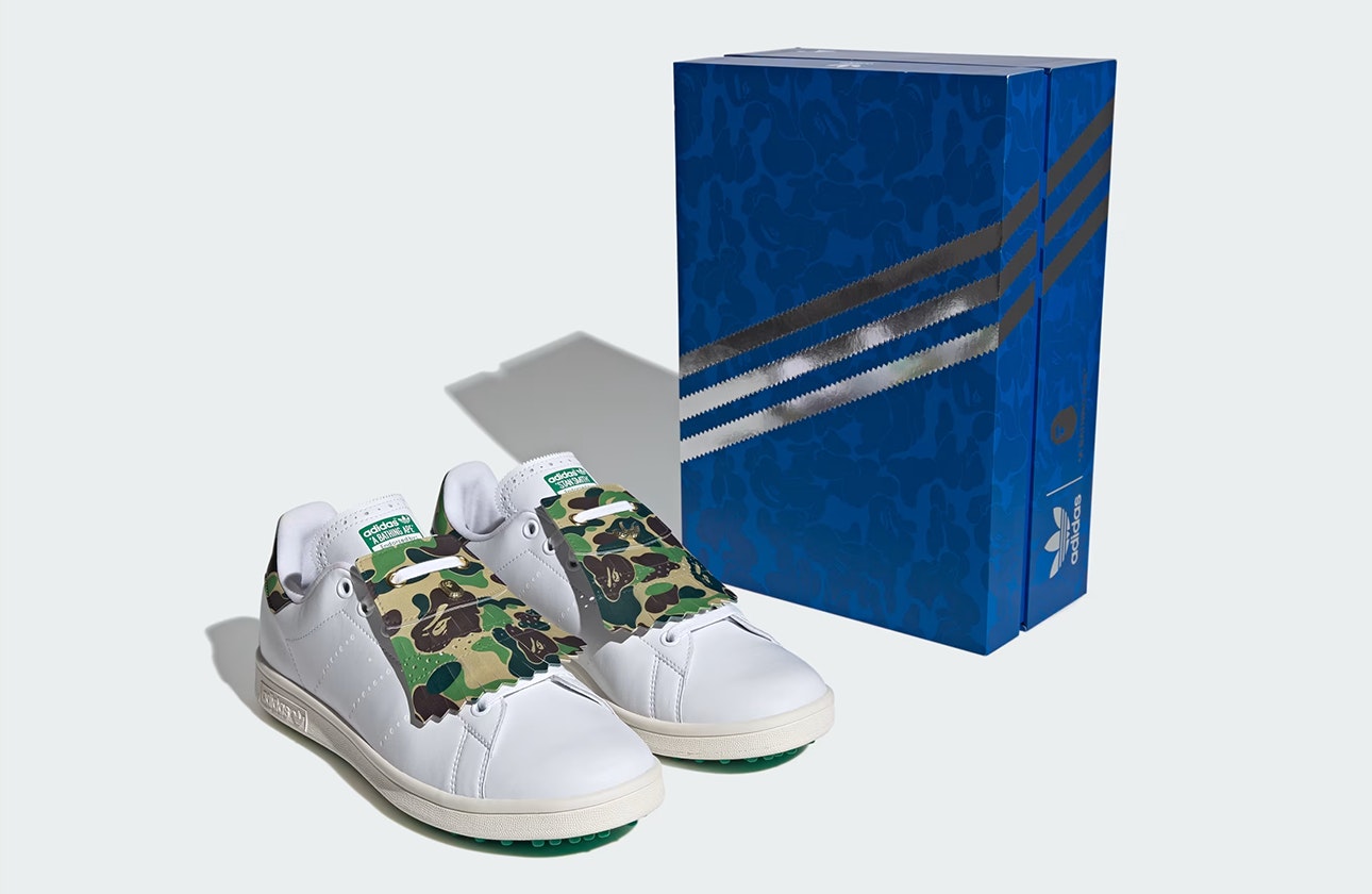 BAPE x adidas Stan Smith Golf "Footwear White"