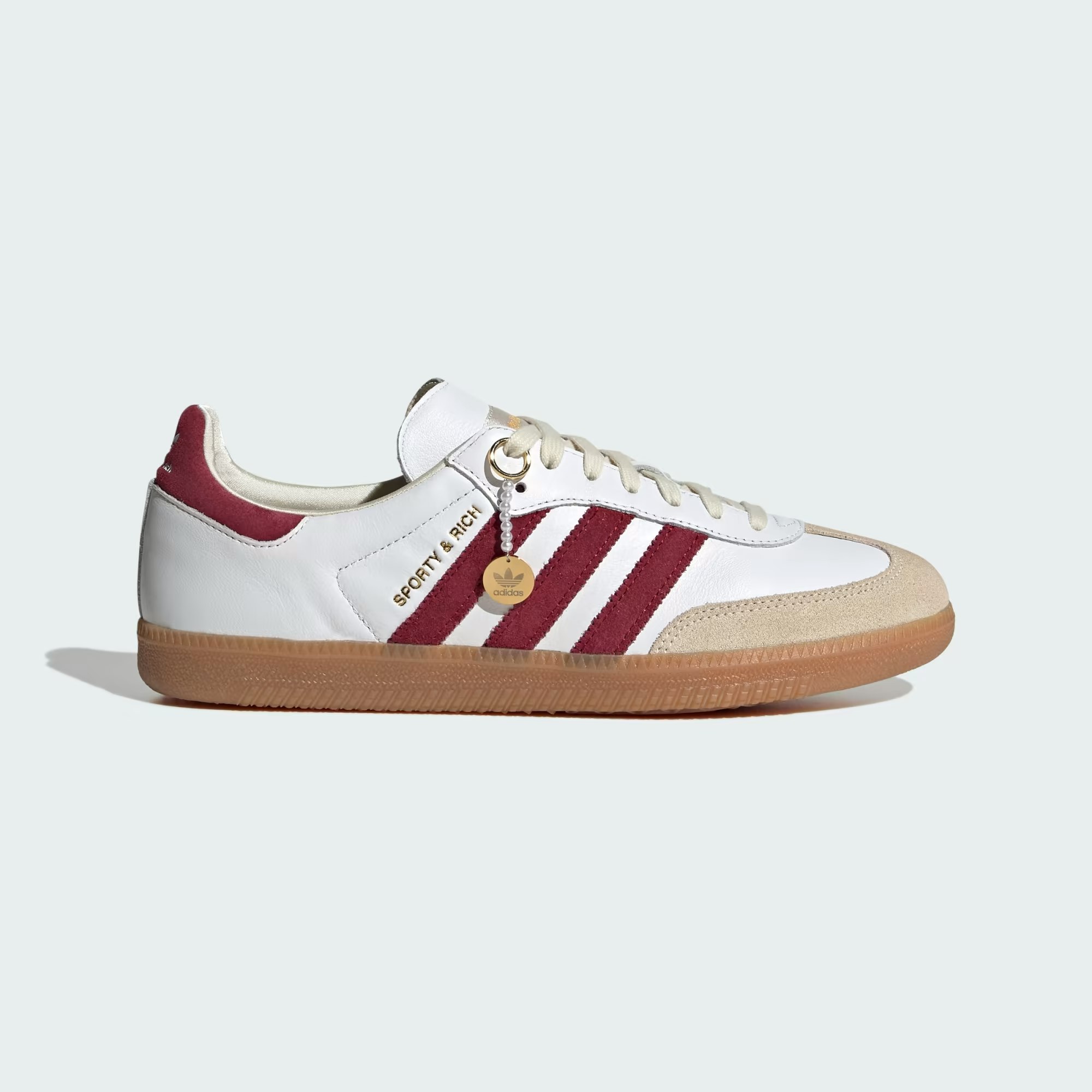 Sporty & Rich x adidas Samba "Collegiate Burgundy"