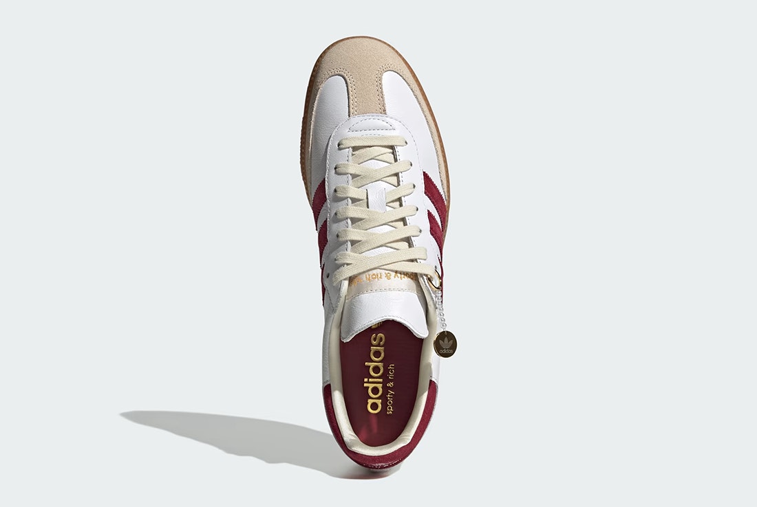 Sporty & Rich x adidas Samba "Collegiate Burgundy"