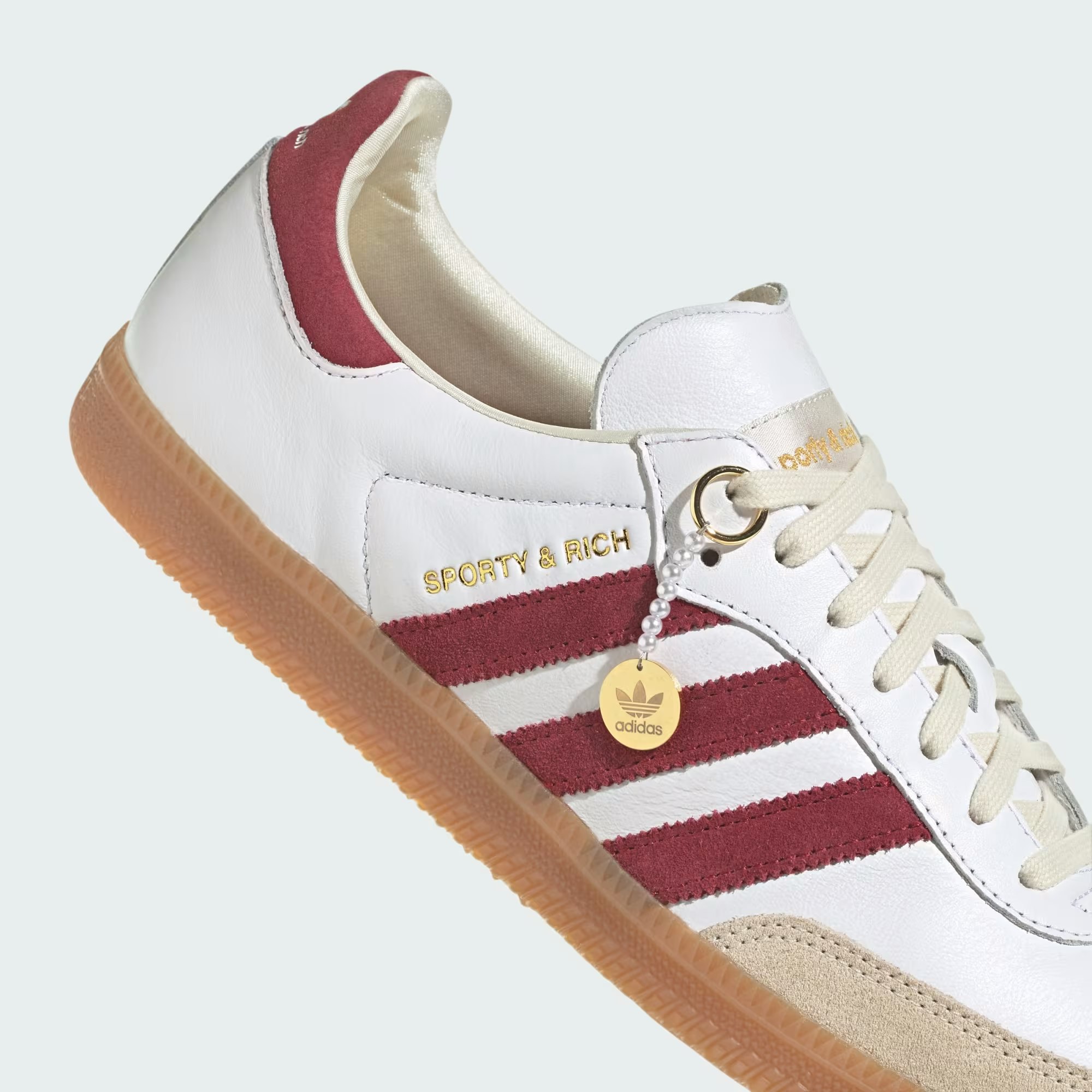 Sporty & Rich x adidas Samba "Collegiate Burgundy"