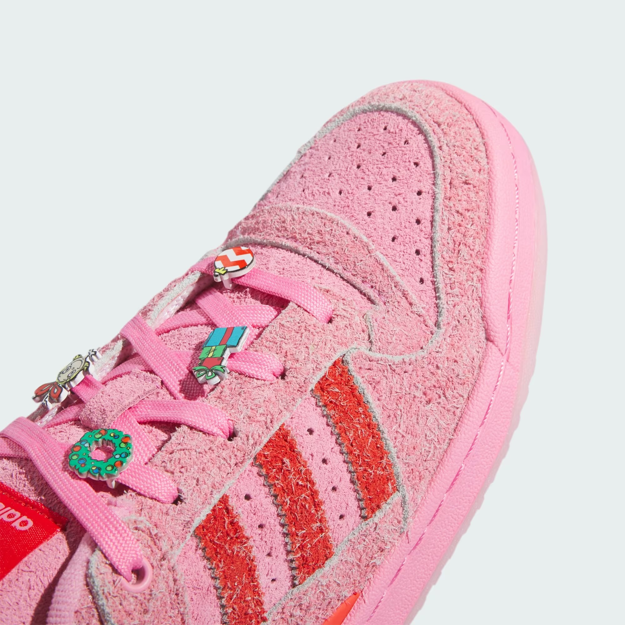 The Grinch x adidas Forum Low "Bliss Pink"