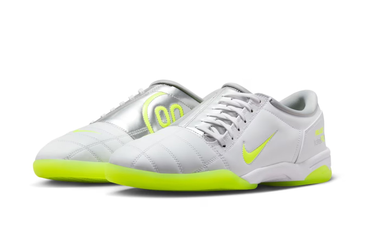 Palace x Nike Total 90 White Metallic Silver Palace x Nike Total 90 White Metallic Silver