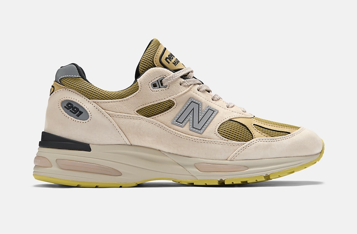 New Balance 991v2 Made in UK Silver Birch