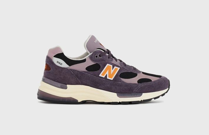 New Balance 992 Made in USA Dark Ice Wine