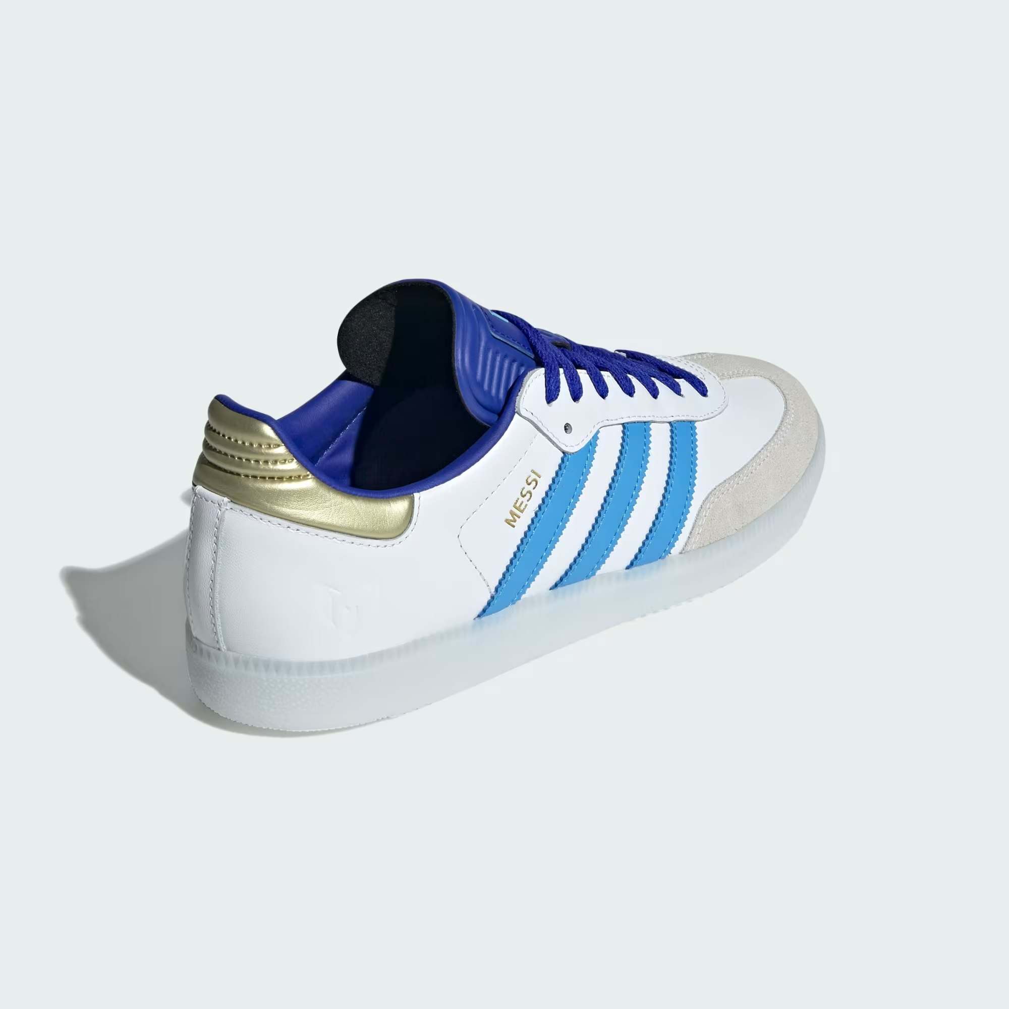 Lionel Messi x adidas Samba "Footwear White"