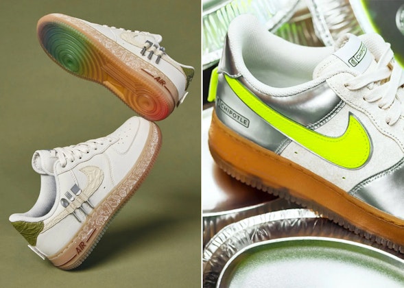 Lecker meets lässig: Chipotle x Nike Air Force 1