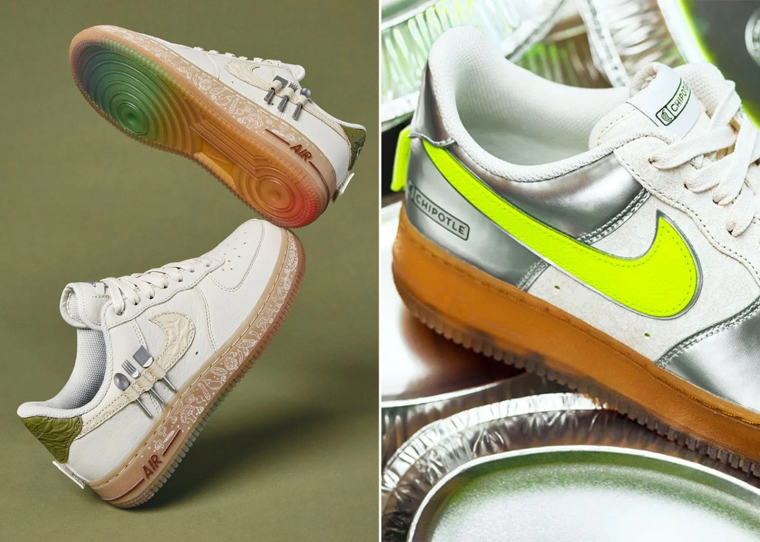 Lecker meets lässig: Chipotle x Nike Air Force 1