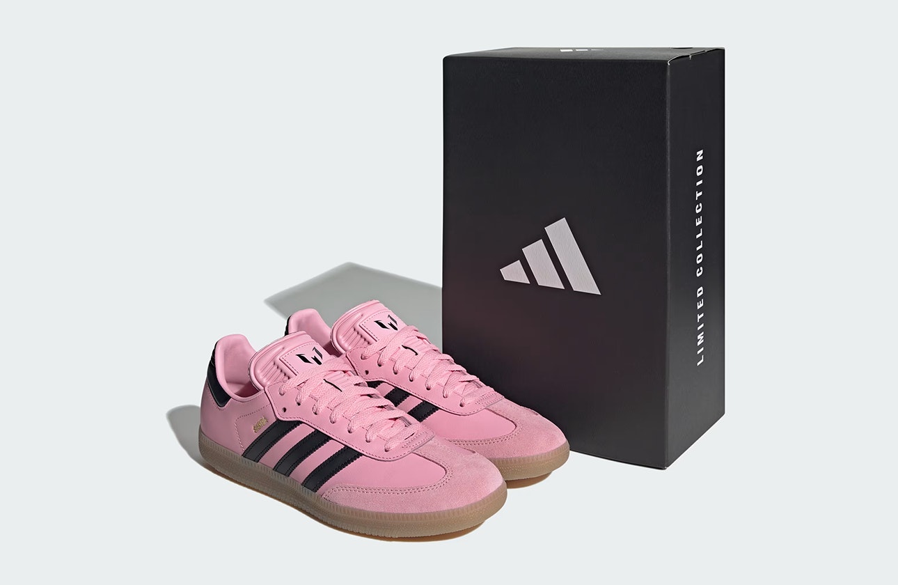 Lionel Messi x adidas Samba In "Light Pink" Lionel Messi x adidas Samba In "Light Pink"