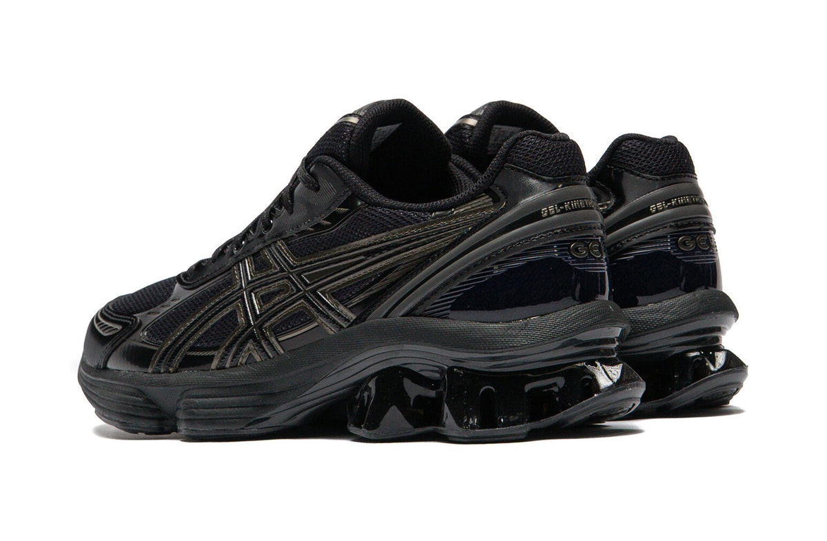 Asics Gel-Kinetic Fluent Black Graphite Grey Asics Gel-Kinetic Fluent Black Graphite Grey