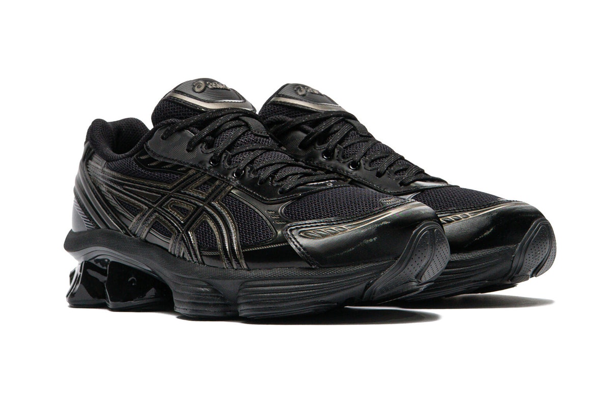 Asics Gel-Kinetic Fluent Black Graphite Grey Asics Gel-Kinetic Fluent Black Graphite Grey