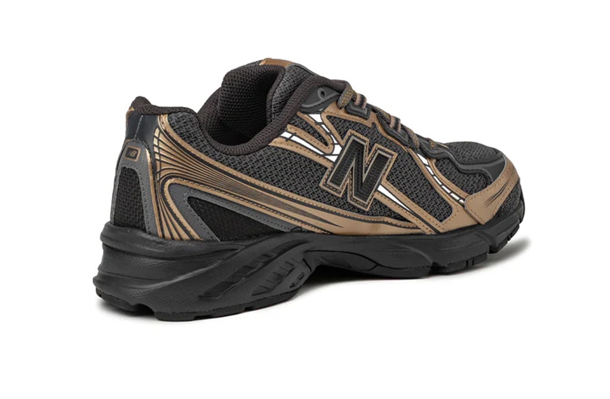 New Balance 740 Black Gold Metallic New Balance 740 Black Gold Metallic