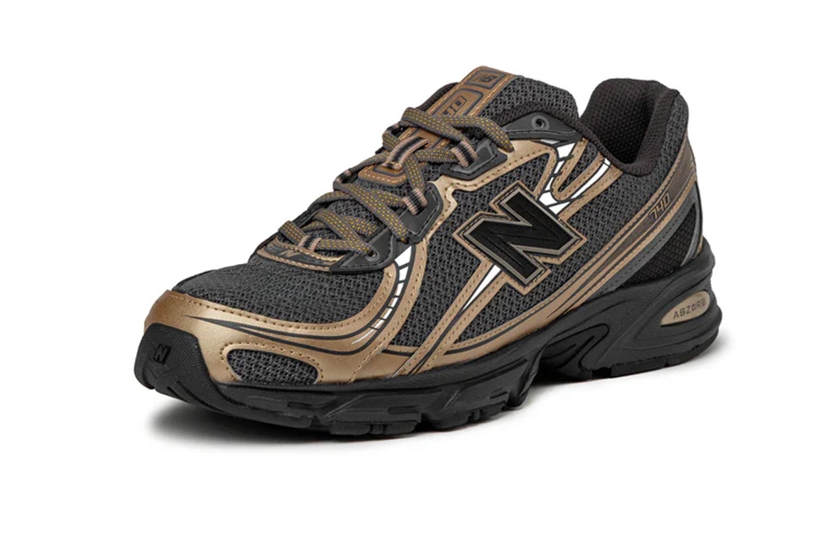 New Balance 740 Black Gold Metallic New Balance 740 Black Gold Metallic