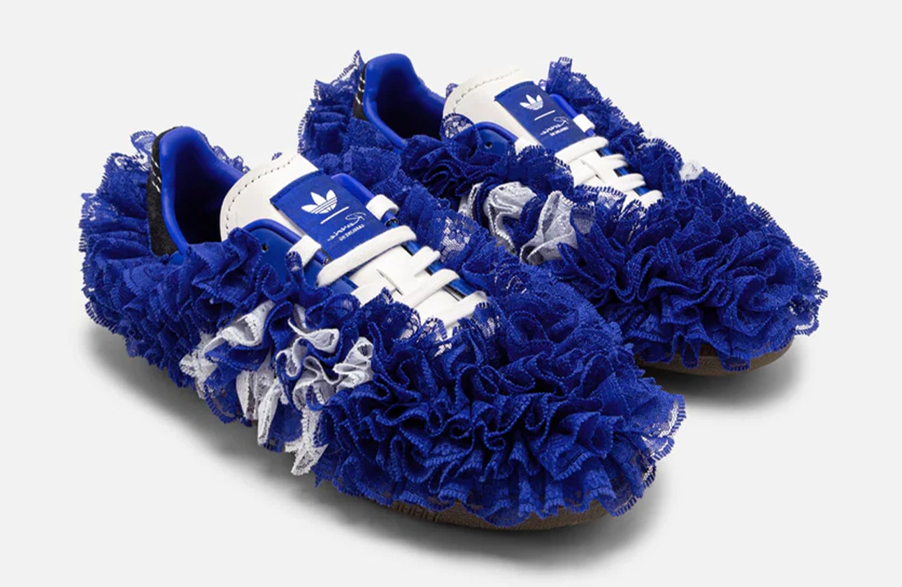 Caroline Hú x adidas Samba "Blue"