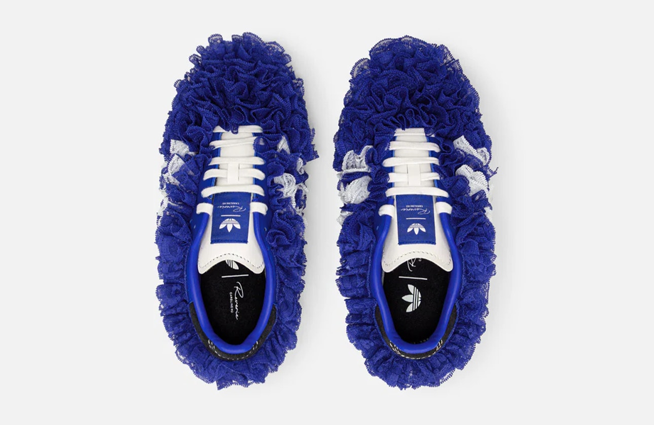 Caroline Hú x adidas Samba "Blue"