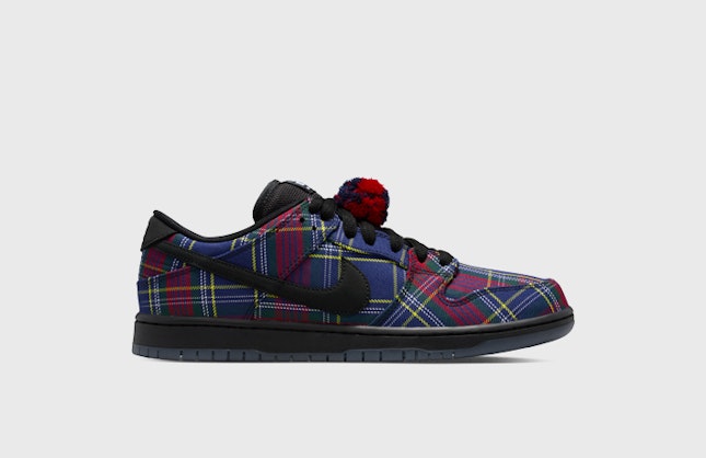 Nardwuar x Nike SB Dunk Low Red Blue