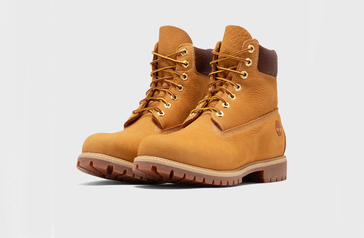Avirex x Timberland 6 Inch Lace Up Waterproof Boot Dark Wheat