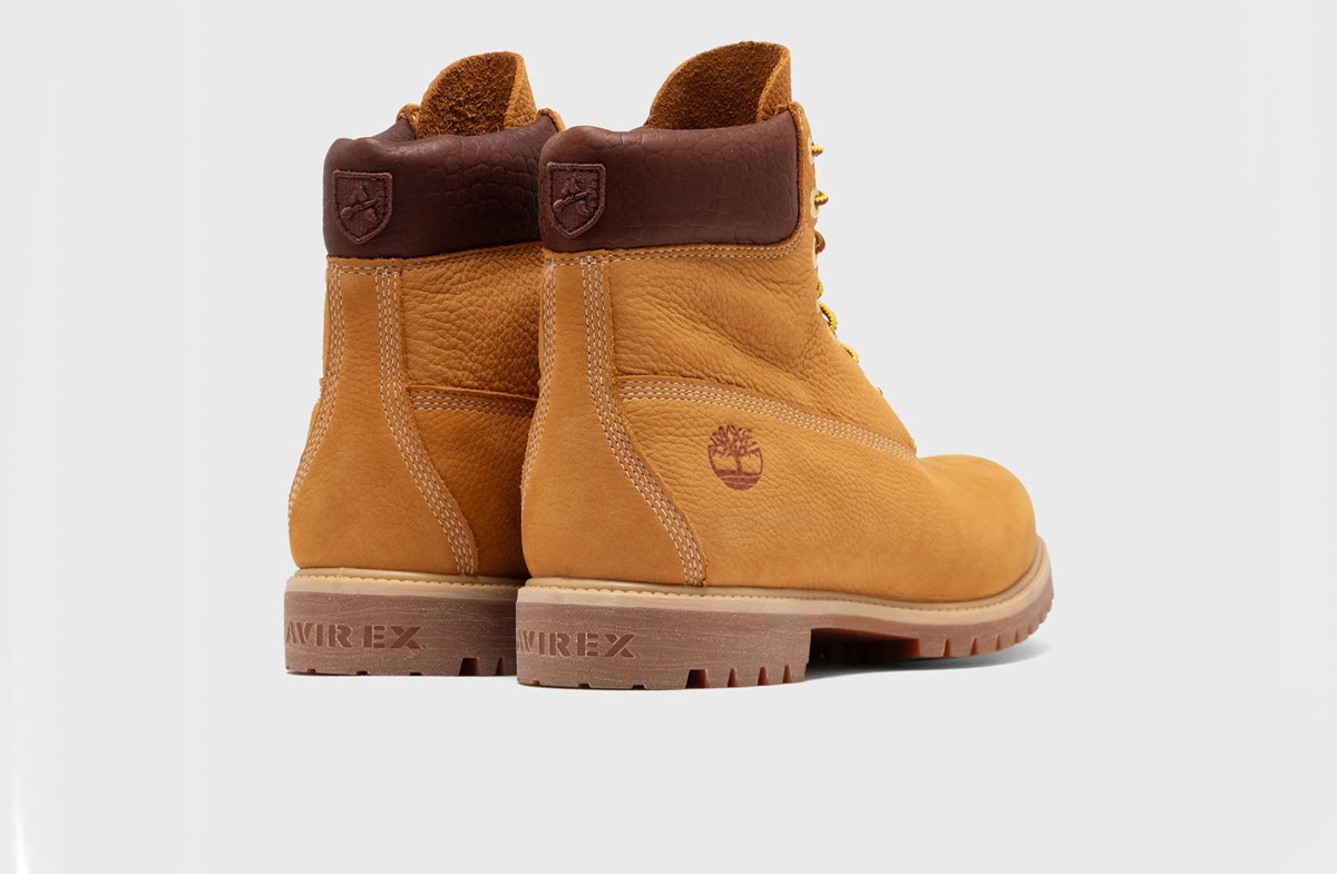 Avirex x Timberland 6 Inch Lace Up Waterproof Boot Dark Wheat