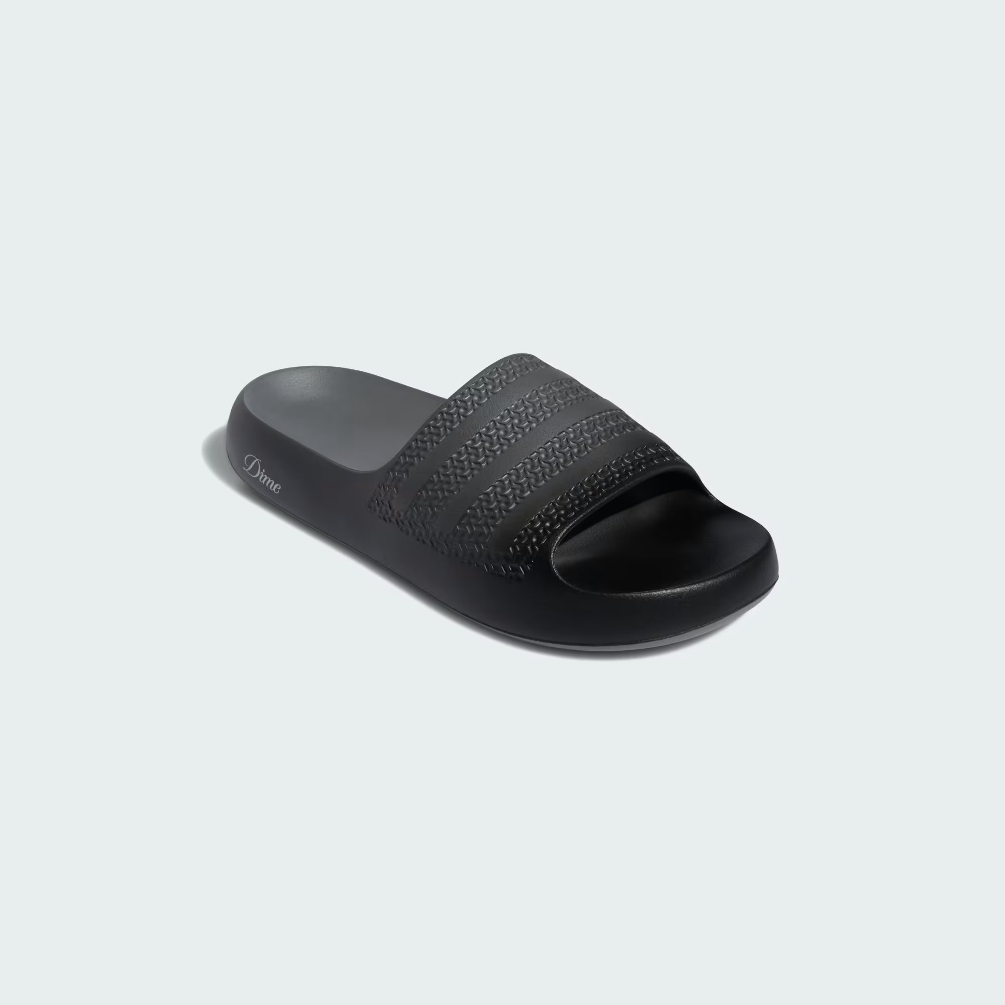 Dime x adidas Ayoon Adilette "Core Black"
