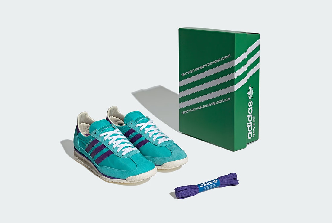 Sporty & Rich x adidas SL 72 "Mint Rush"