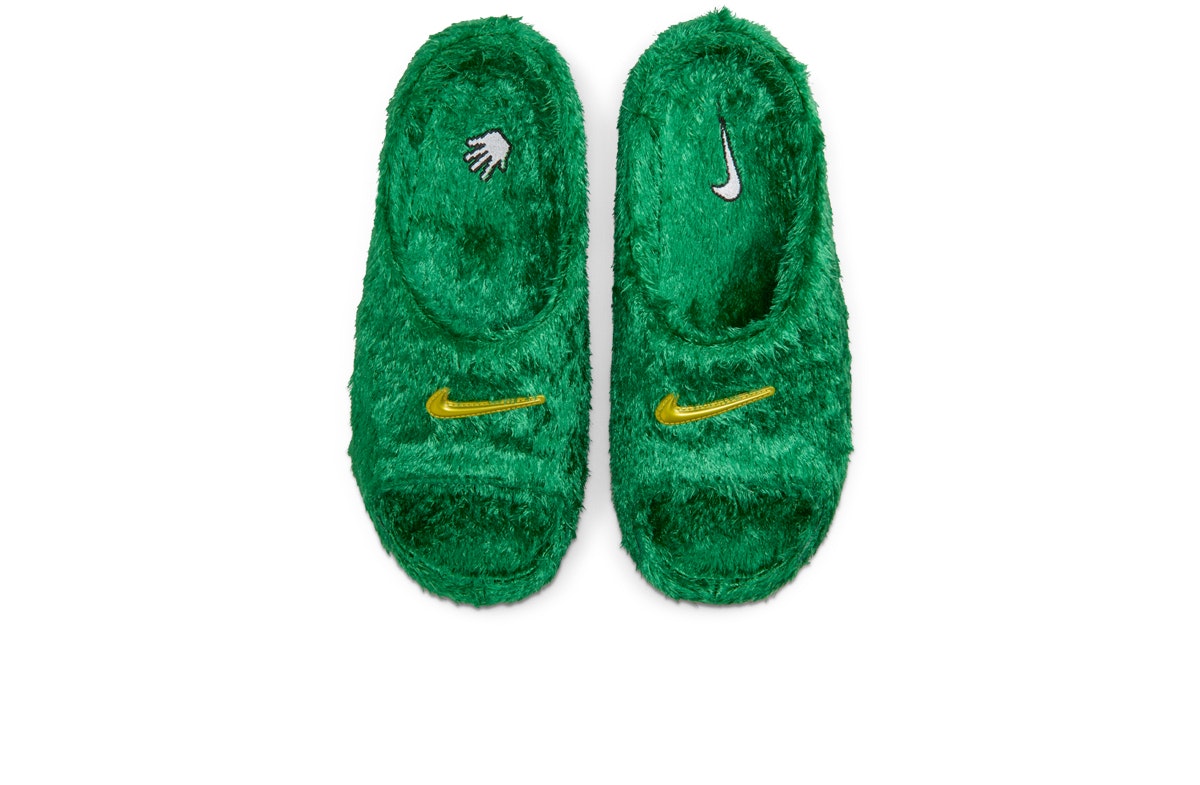 Nike dotSWOOSH ReactX Rejuven8 Slide Touch Grass Kelly Green Nike dotSWOOSH ReactX Rejuven8 Slide Touch Grass Kelly Green