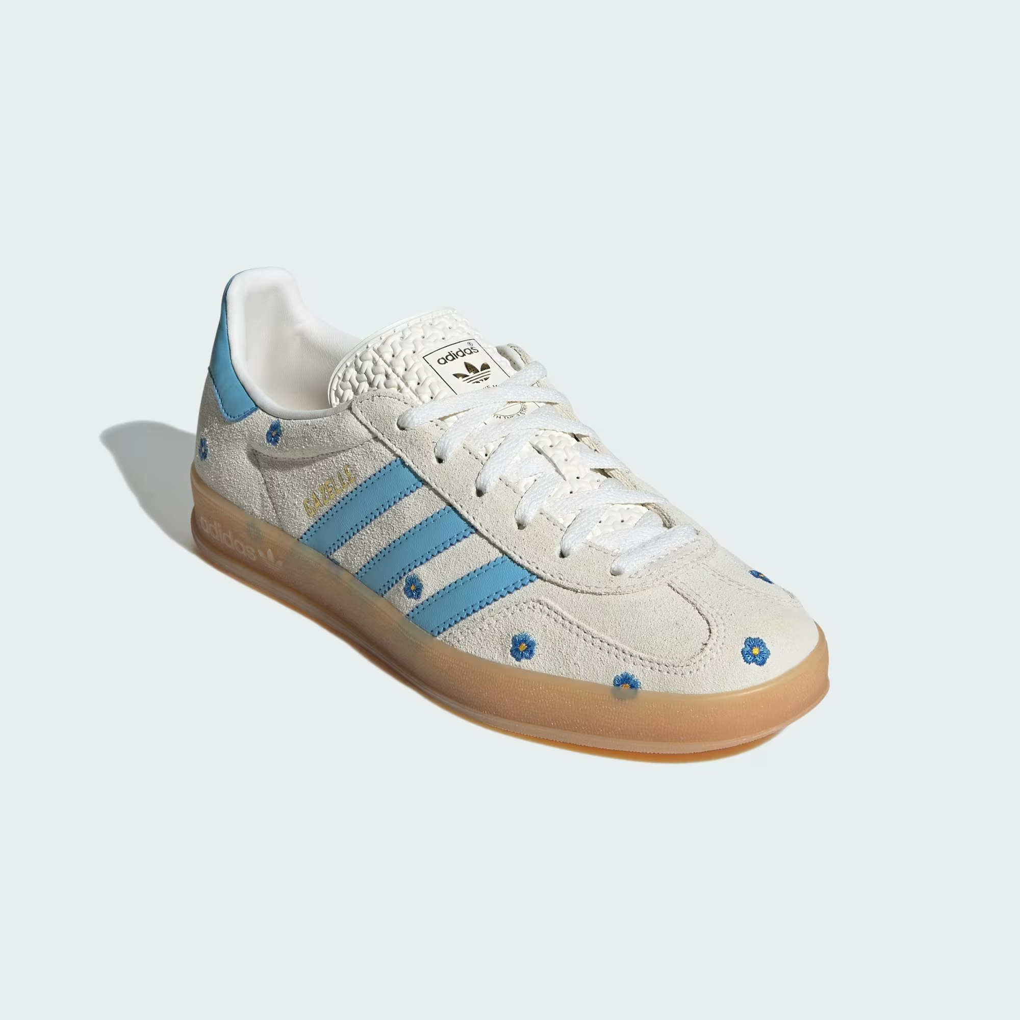 adidas Originals Gazelle Indoor "Flower Pack" (Light Blue)