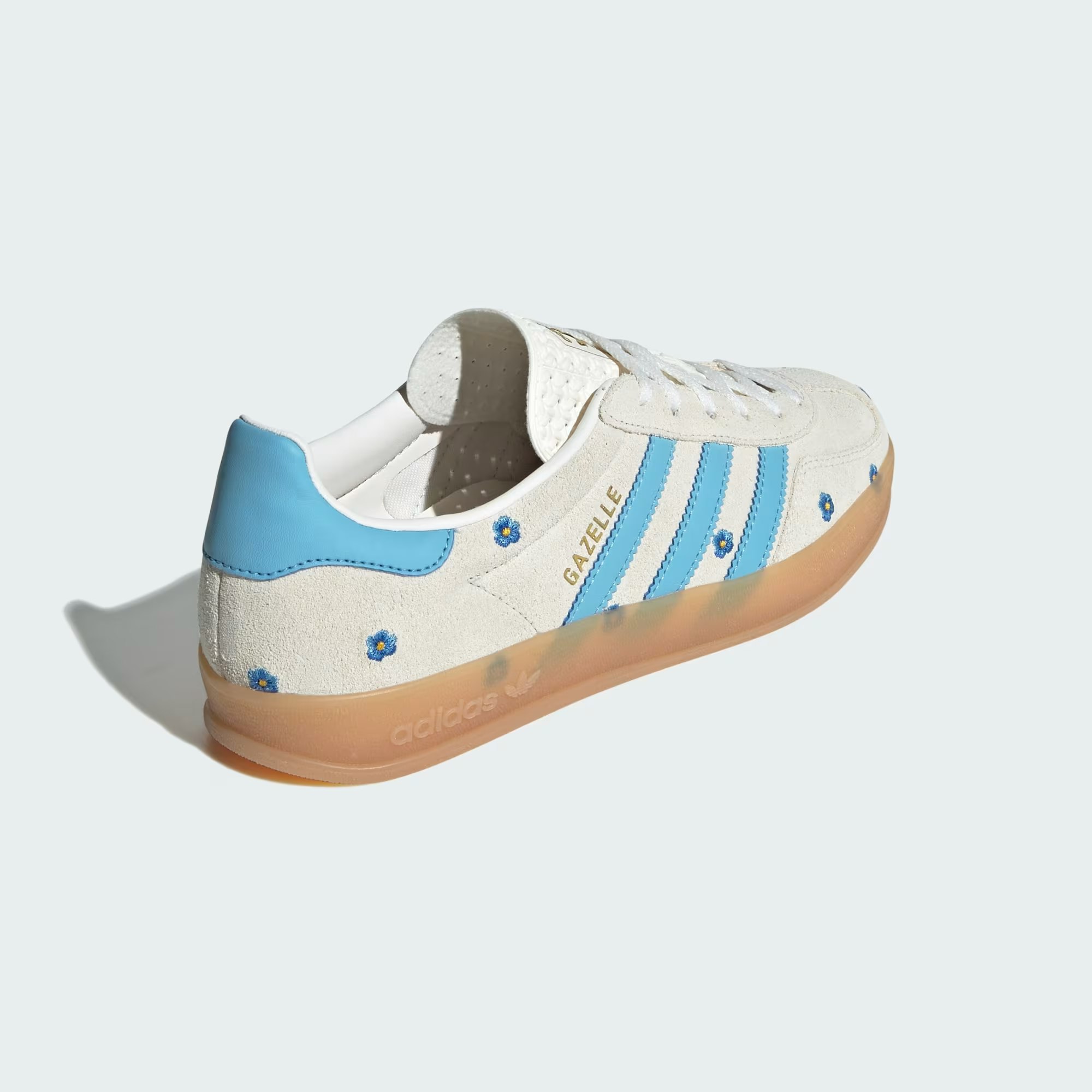 adidas Originals Gazelle Indoor "Flower Pack" (Light Blue)
