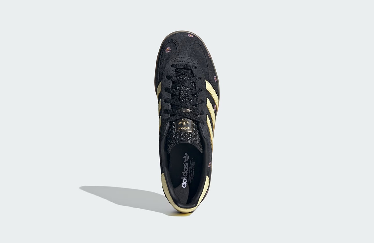adidas Originals Gazelle Indoor "Flower Pack" (Core Black)