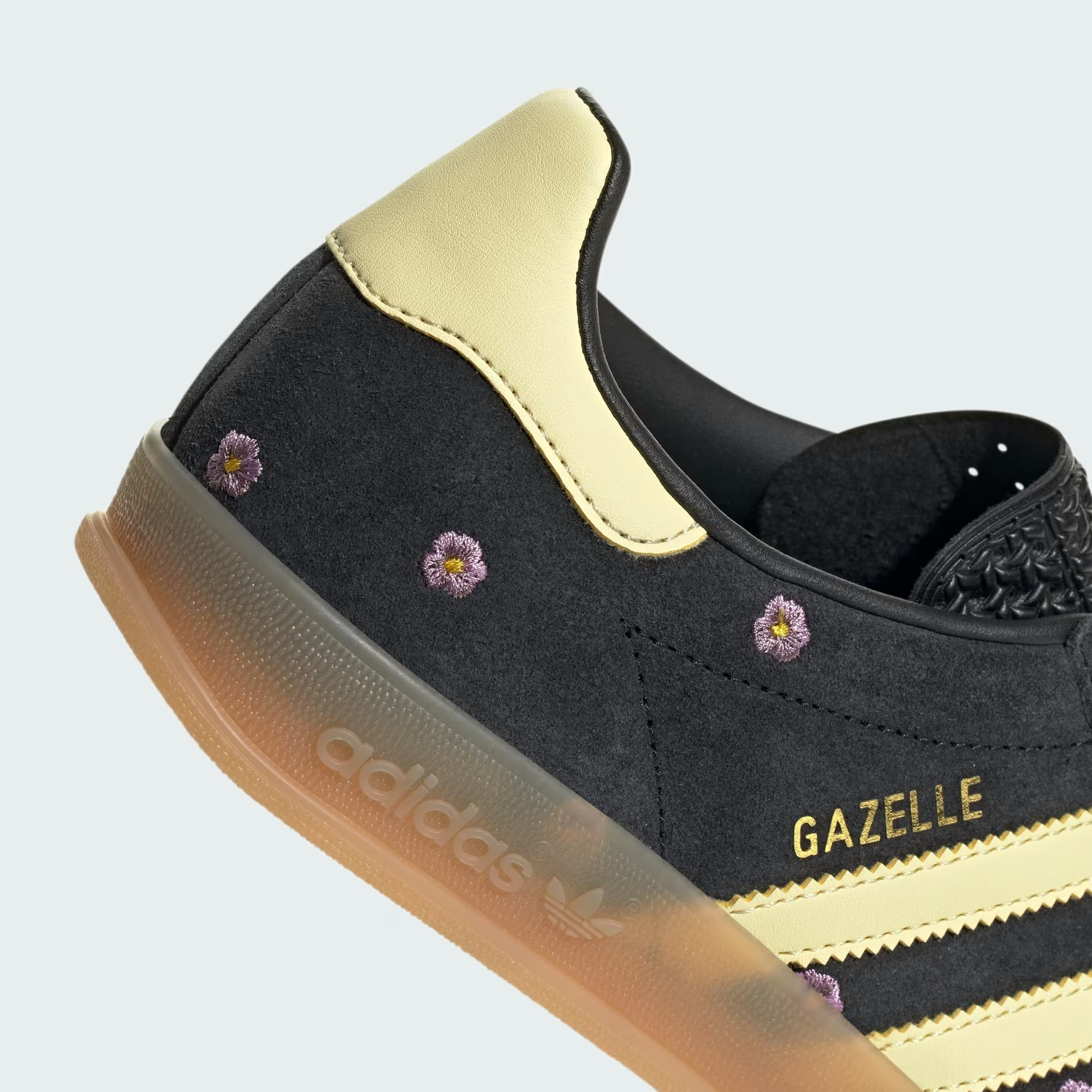 adidas Originals Gazelle Indoor "Flower Pack" (Core Black)