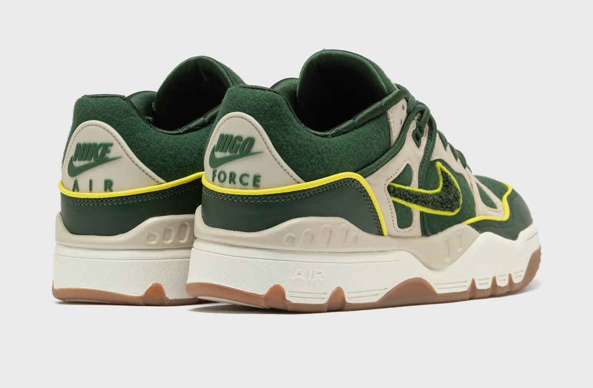 Nigo x Nike Air Force 3 College Pack Forest Green
