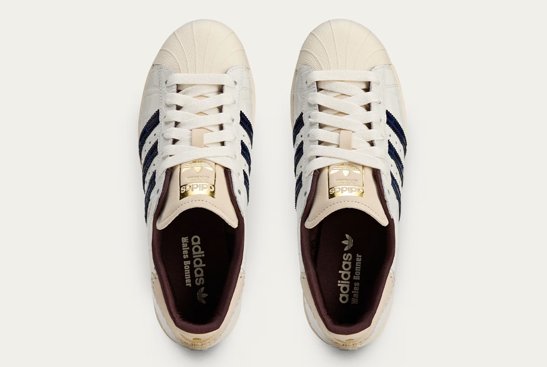 Wales Bonner x adidas Superstar "White Croc"
