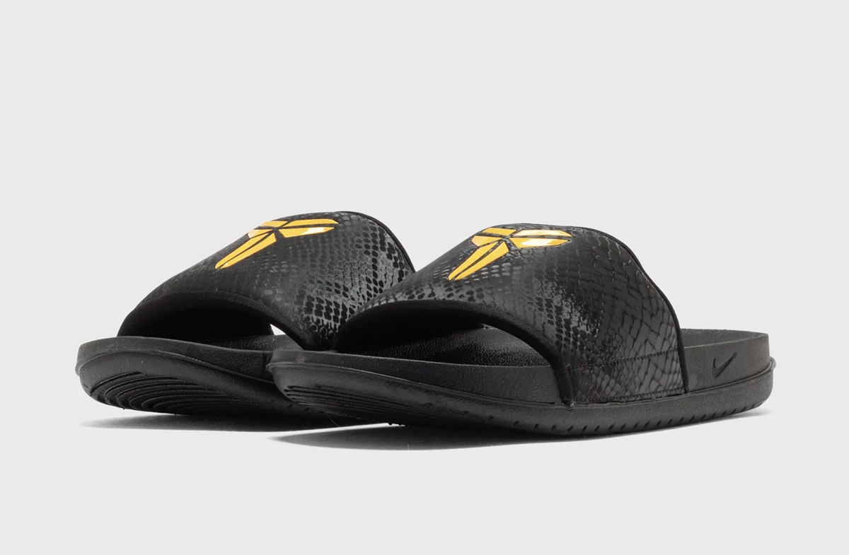 Nike Kobe Offcourt Slide Black University Gold