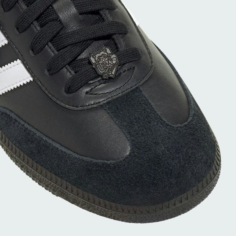 Crazy Raccoon x atmos x adidas Samba OG "Core Black"