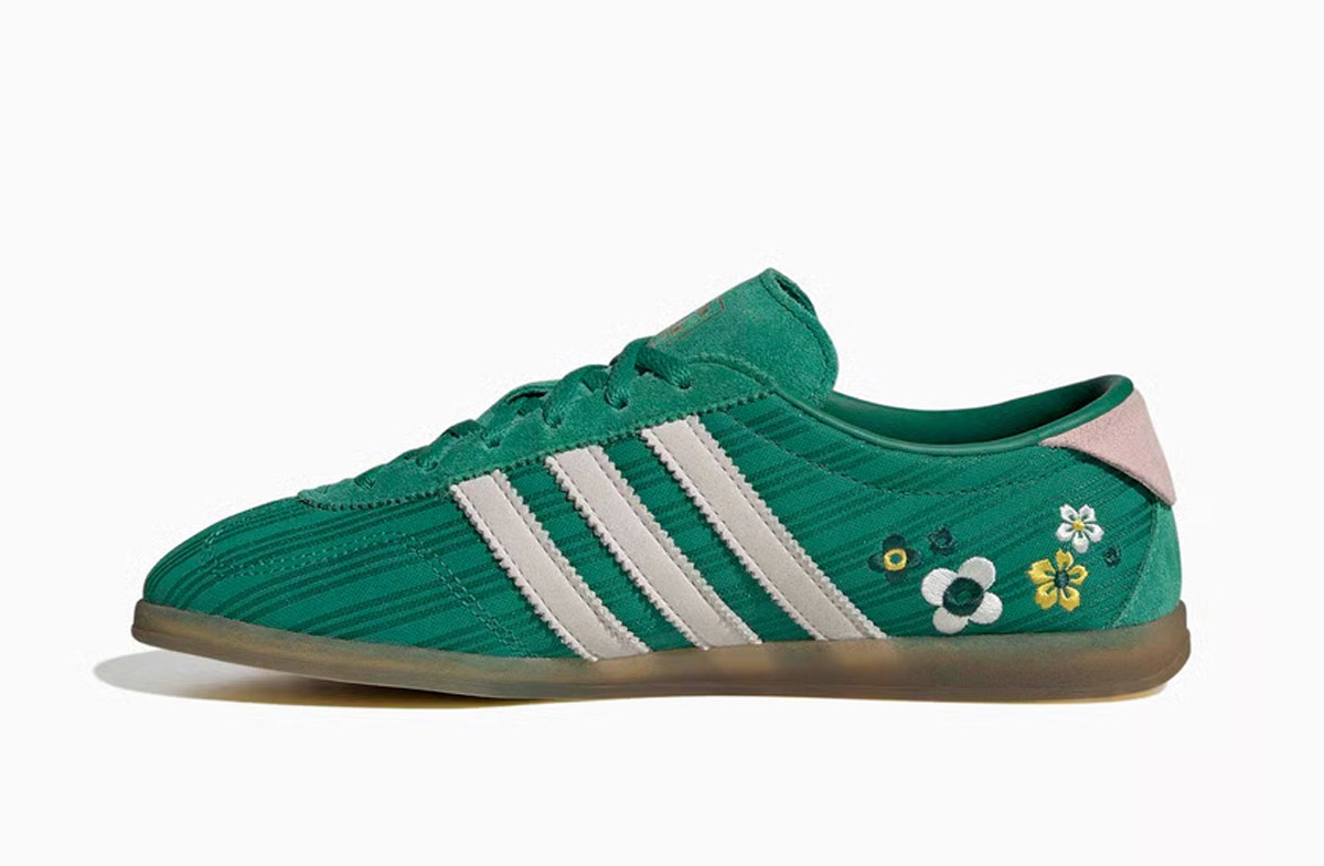 Liberty London x adidas Gazelle Lo Pro Green