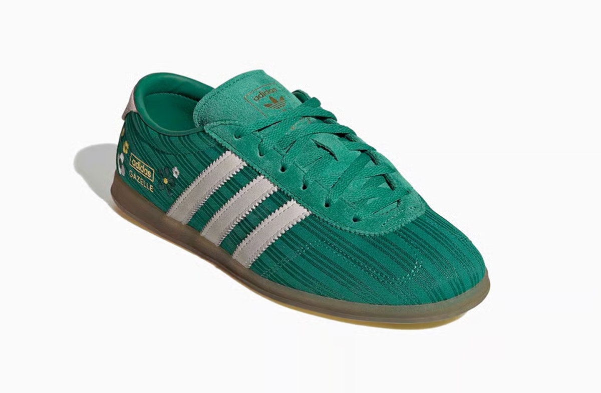 Liberty London x adidas Gazelle Lo Pro Green