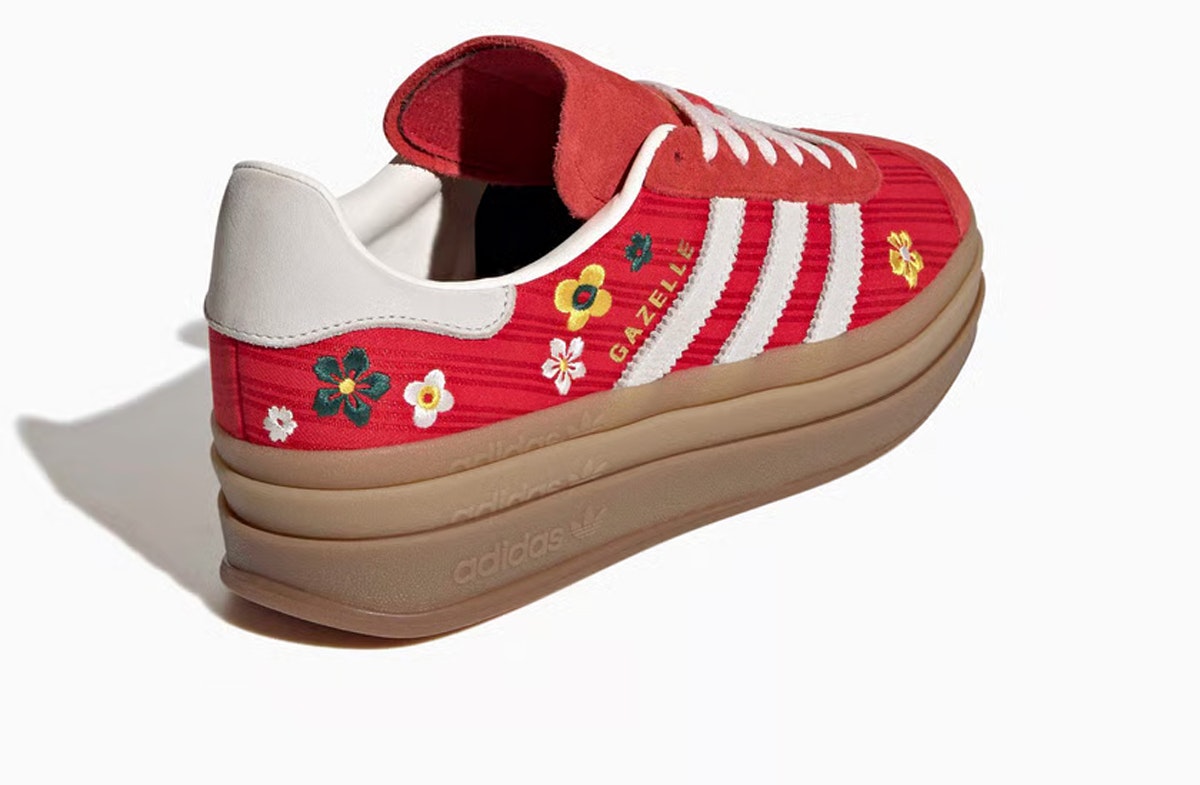 Liberty London x adidas Gazelle Bold Red