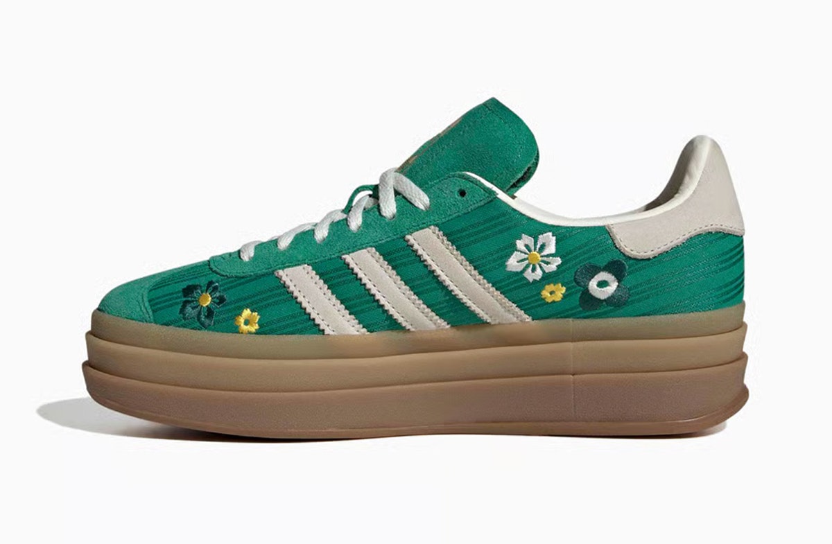Liberty London x adidas Gazelle Bold Green